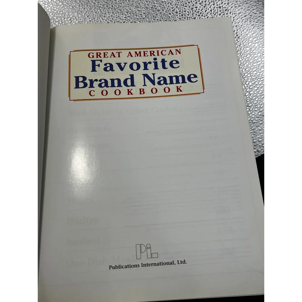 Great‎ American Favorite Brand Name Cookbook Collector's Edition Hardcover 1993